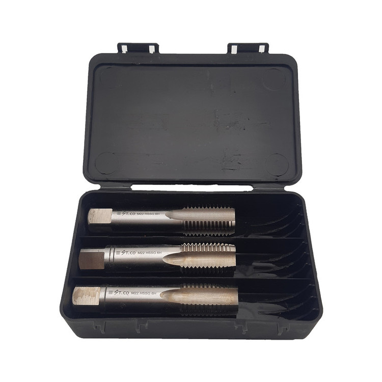 قلاویز دستی استیکو مدل M22-2.5 HSSG سایز 22 میلی متر مجموعه 3 عددی