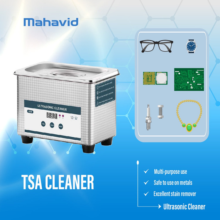 محلول آلتراسونیک مهاوید مدل TSA-50 حجم 1000 میلی لیتر