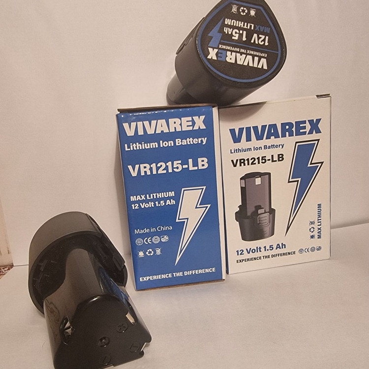 باتری دریل شارژی 12 ولت 1.5 آمپر ویوارکس مدل VR1215