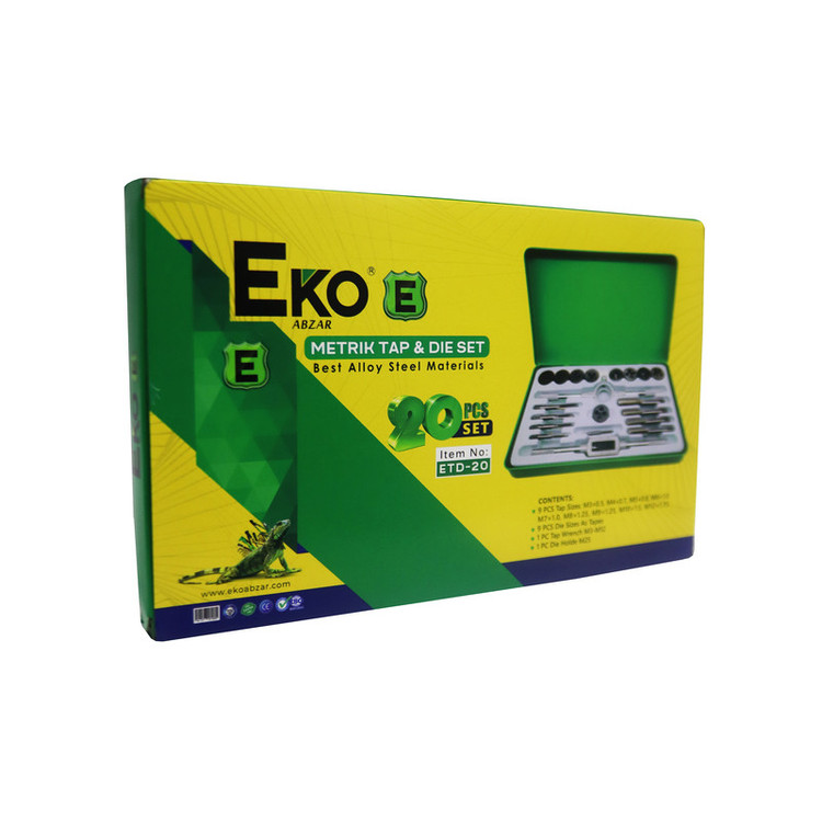 قلاویز و حدیده اکو مدل YP-ETD-20 مجموعه 20 عددی
