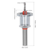 مته خزینه مدل adjustable depth