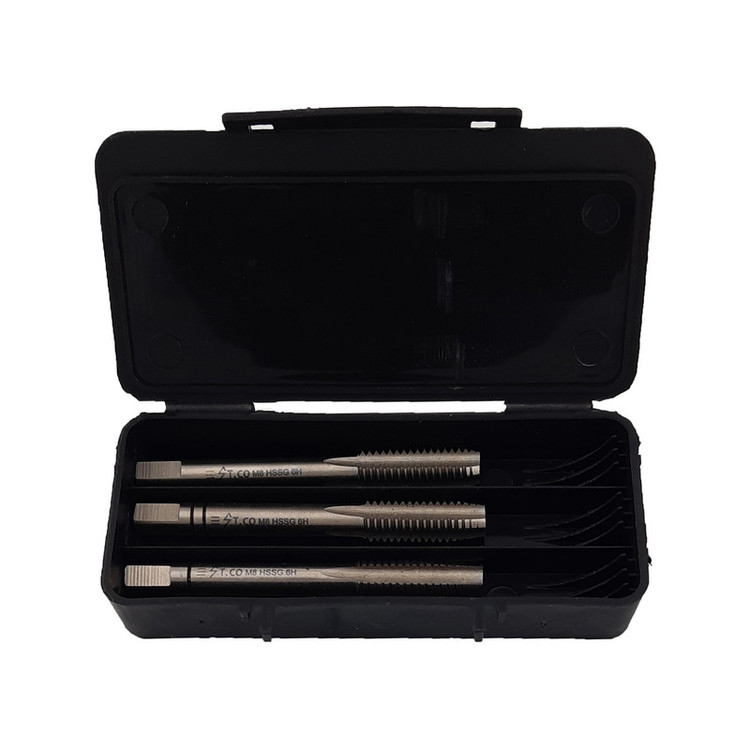 قلاویز دستی استیکو مدل M8-1.25 HSSG سایز 8 میلی متر مجموعه 3 عددی
