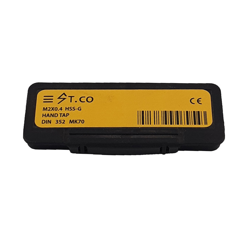 قلاویز دستی استیکو مدل M2-0.4 HSS-G سایز 2 میلی متر مجموعه 3 عددی