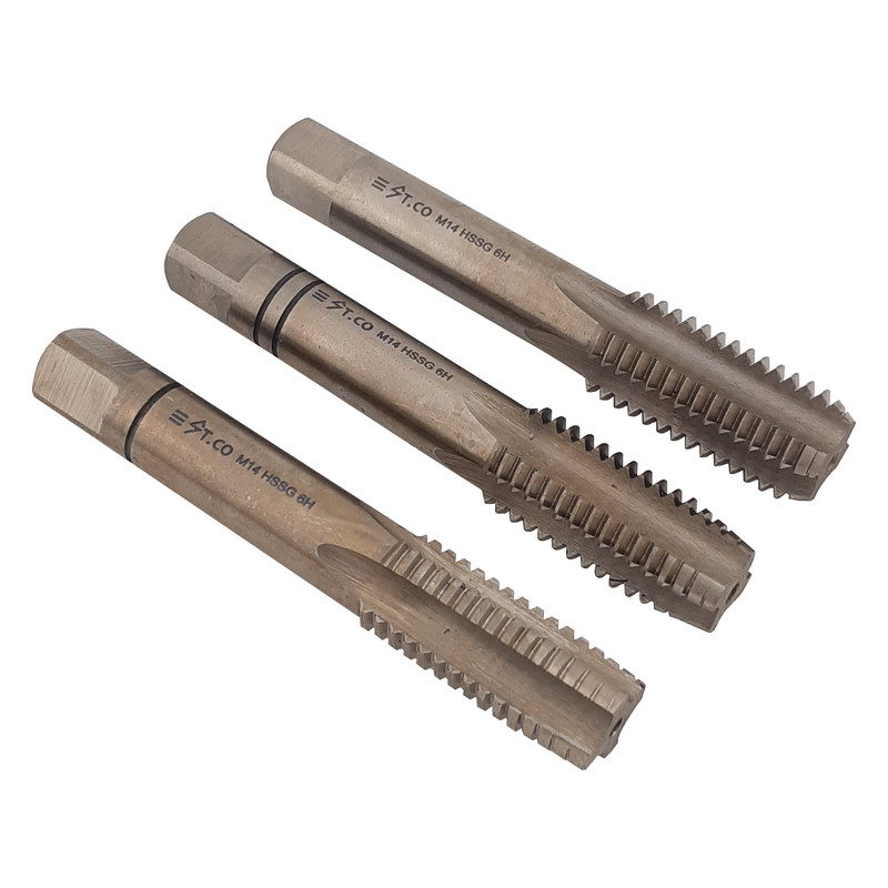 قلاویز دستی استیکو مدل M14-2 HSSG سایز 14 میلی متر مجموعه 3 عددی
