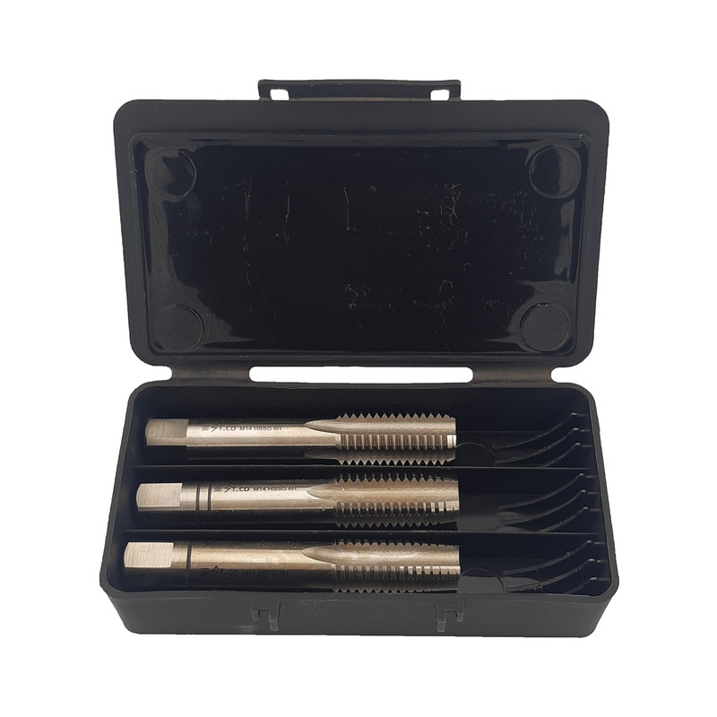 قلاویز دستی استیکو مدل M14-2 HSSG سایز 14 میلی متر مجموعه 3 عددی