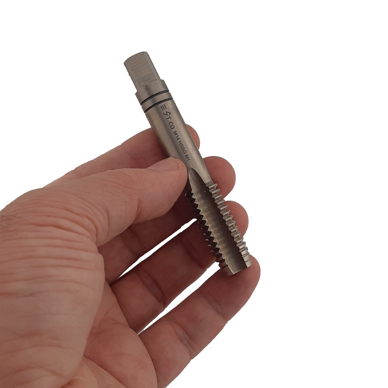 قلاویز دستی استیکو مدل M14-2 HSSG سایز 14 میلی متر مجموعه 3 عددی