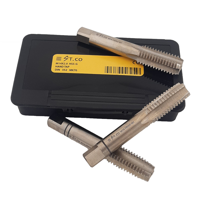 قلاویز دستی استیکو مدل M14-2 HSSG سایز 14 میلی متر مجموعه 3 عددی