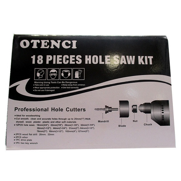 مته گردبر اوتنسی مدل KIT مجموعه 18 عددی