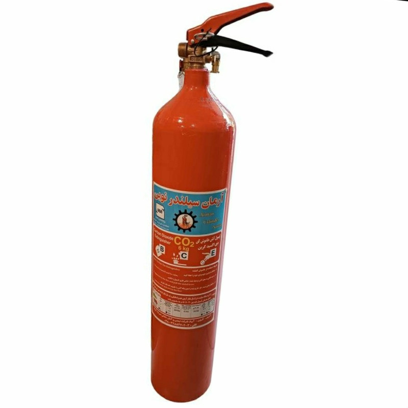 کپسول آتش نشانی آرمان سیلندر مدلco2  وزن 6 کیلو گرم
