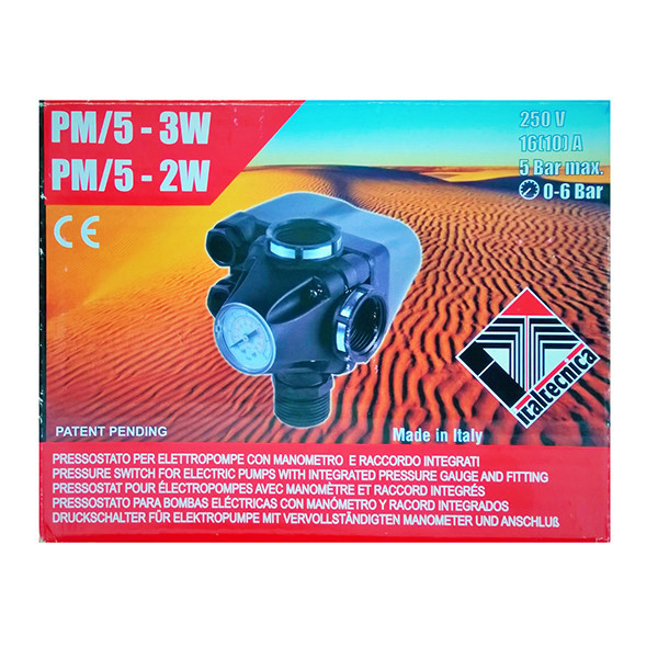 کلید کنترل اتوماتیک پمپ ایتال تکنیک مدل PM5-3W