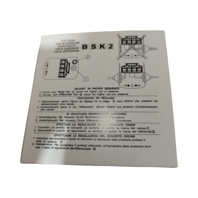 کلید کنترل اتوماتیک پمپ اسکواردی مدل BSK2 -9013FSG-2-F