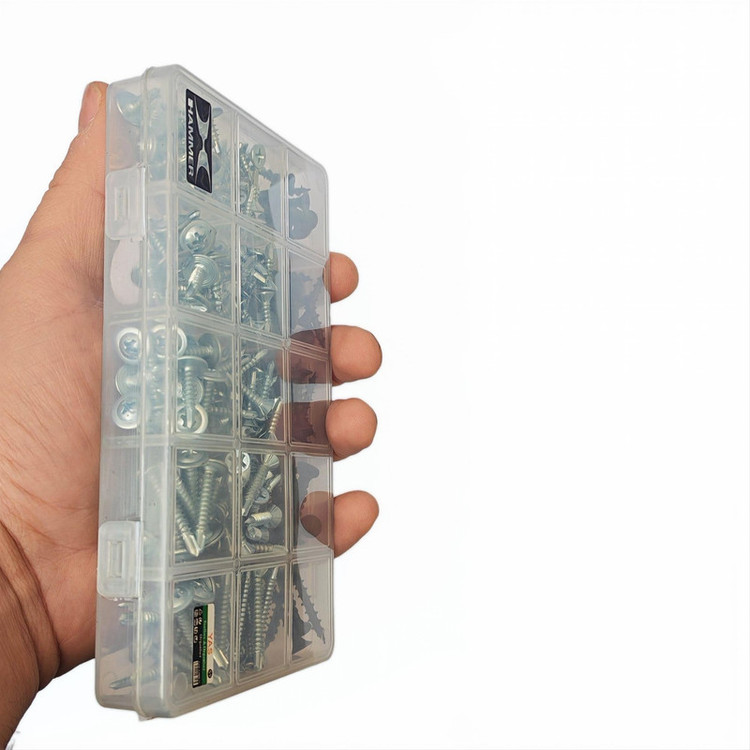 پیچ سرمته و ام دی اف هامر مدل Home FIX K بسته 210 عددی