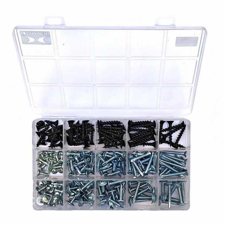 پیچ سرمته و ام دی اف هامر مدل Home FIX K بسته 210 عددی