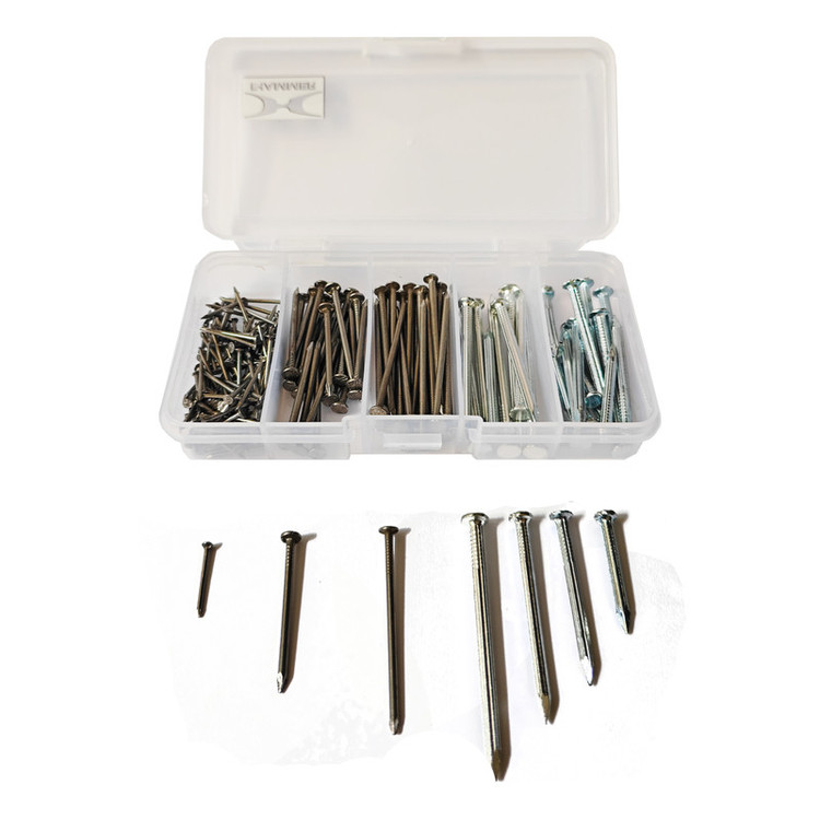 میخ هامر مدل فولادی و آهنی کد Home FIX بسته 205 عددی