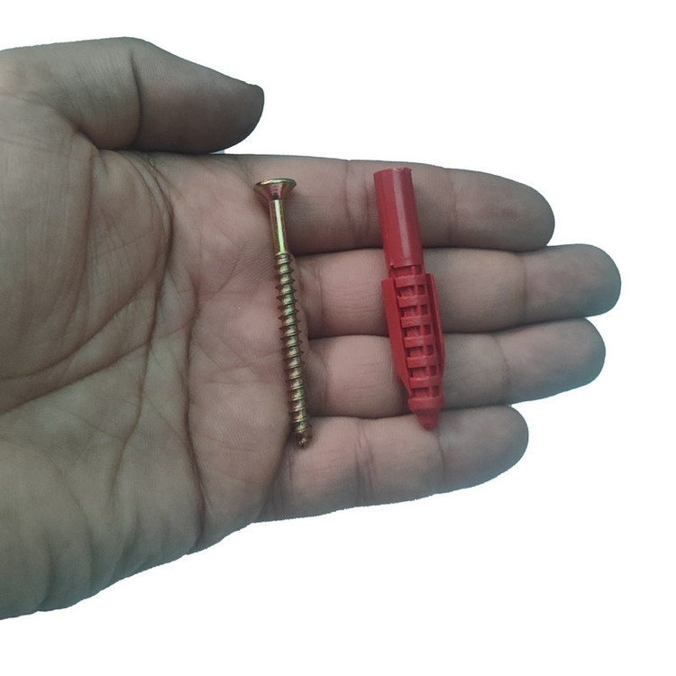 پیچ و رول پلاک هامر مدل 6cm بسته 30 عددی