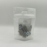 پیچ و مهره و واشر هامر مدل استوانه کد M4-40mm بسته 75 عددی