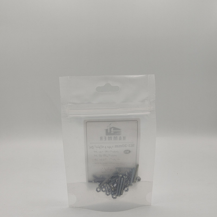 پیچ و مهره هامر مدل استوانه کد M3-20mm بسته 50 عددی