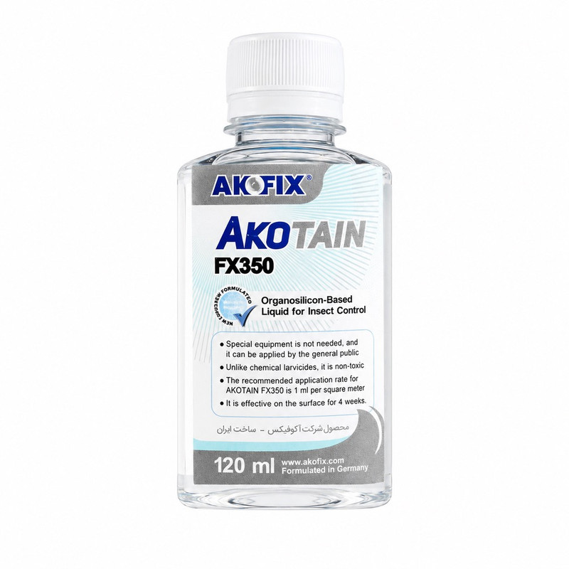 ضد تبخیر و ضد حشره آب استخر آکوتین مدل FX350 حجم 120 میلی لیتر