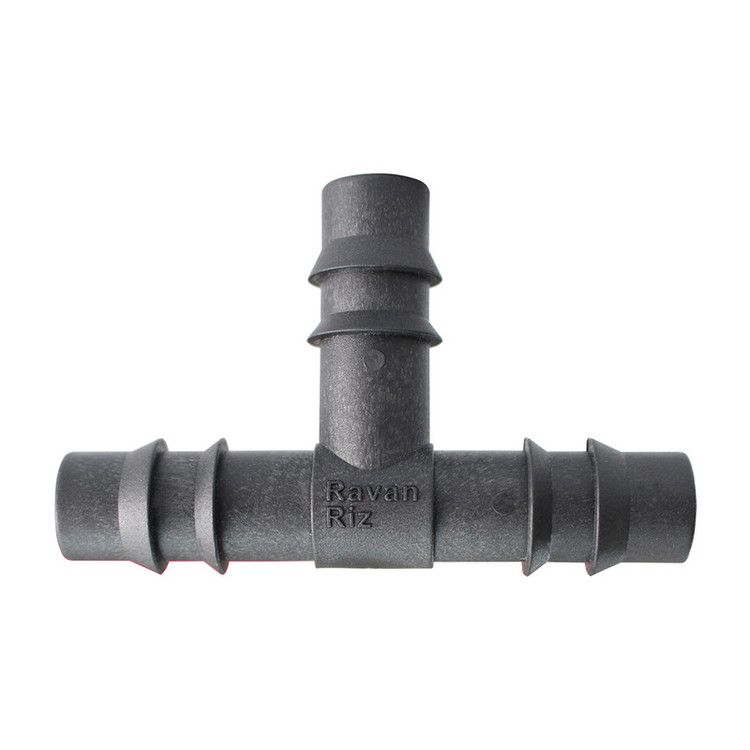 سه راهی آبیاری روان ریز مدل RR-Tee16mm بسته 100 عددی