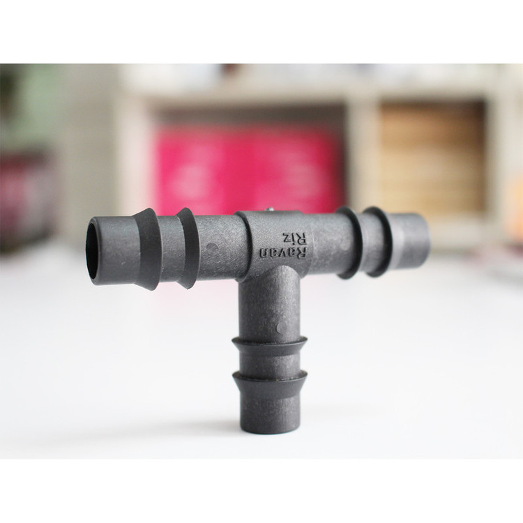 سه راهی آبیاری روان ریز مدل RR-Tee16mm بسته 500 عددی
