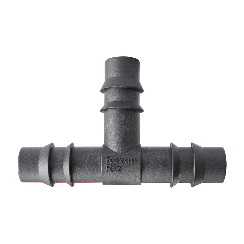 سه راهی آبیاری روان ریز مدل RR-Tee16mm بسته 500 عددی