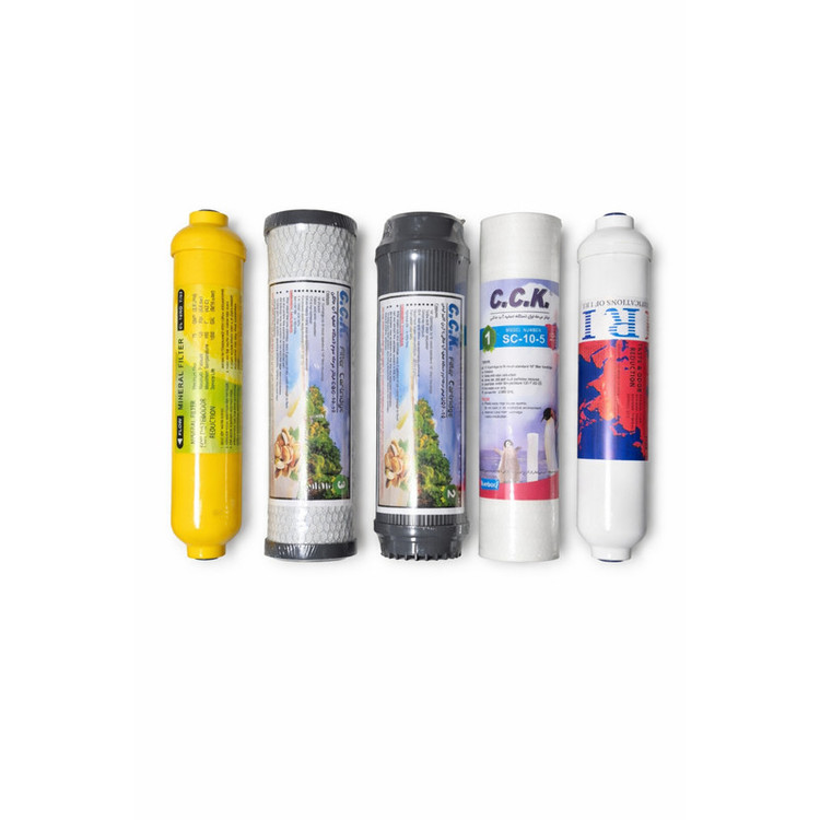 فیلتر دستگاه تصفیه آب خانگی سی سی کا مدل RO-P-M مجموعه 5 عددی