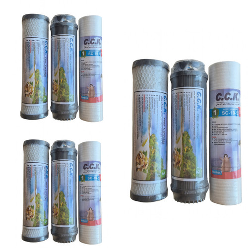 فیلتر دستگاه تصفیه آب خانگی سی سی کا مدل RO-01 مجموعه 9 عددی