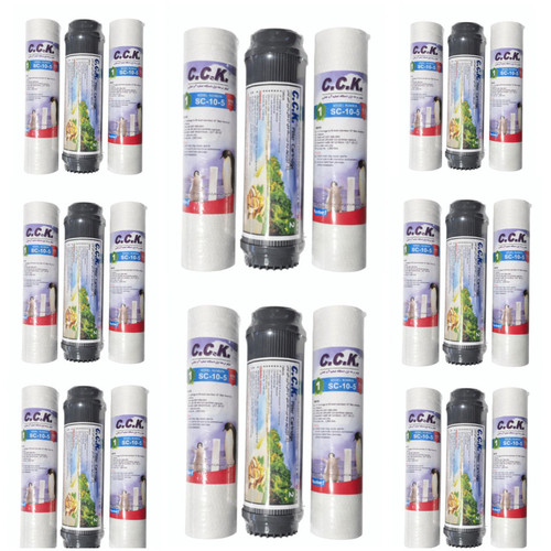 فیلتر دستگاه تصفیه آب خانگی سی سی کا مدل FTT-24 مجموعه 24 عددی