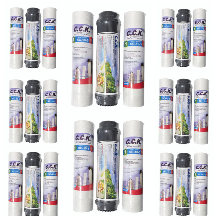 فیلتر دستگاه تصفیه آب خانگی سی سی کا مدل FTT-24 مجموعه 24 عددی