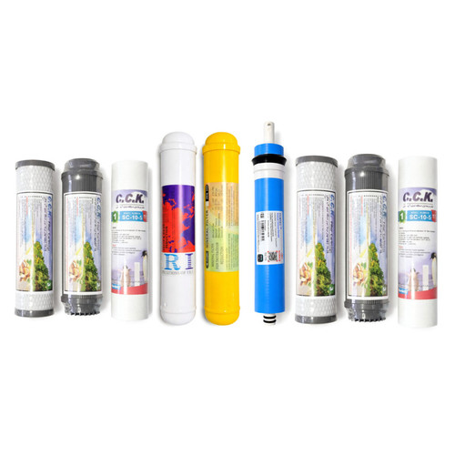 فیلتر دستگاه تصفیه آب خانگی سی سی کا مدل NEW-T2 مجموعه 9 عددی