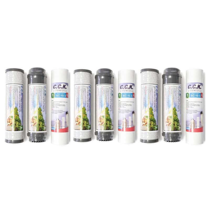 فیلتر دستگاه تصفیه آب خانگی سی سی کا مدل NEW P99 مجموعه 9 عددی