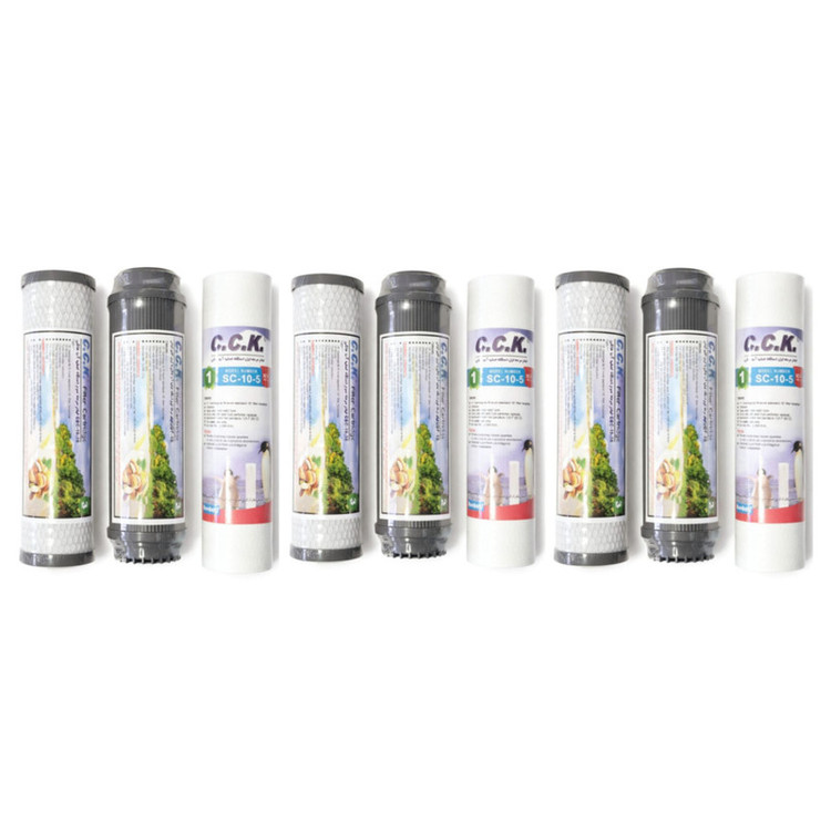 فیلتر دستگاه تصفیه آب خانگی سی سی کا مدل NEW P99 مجموعه 9 عددی