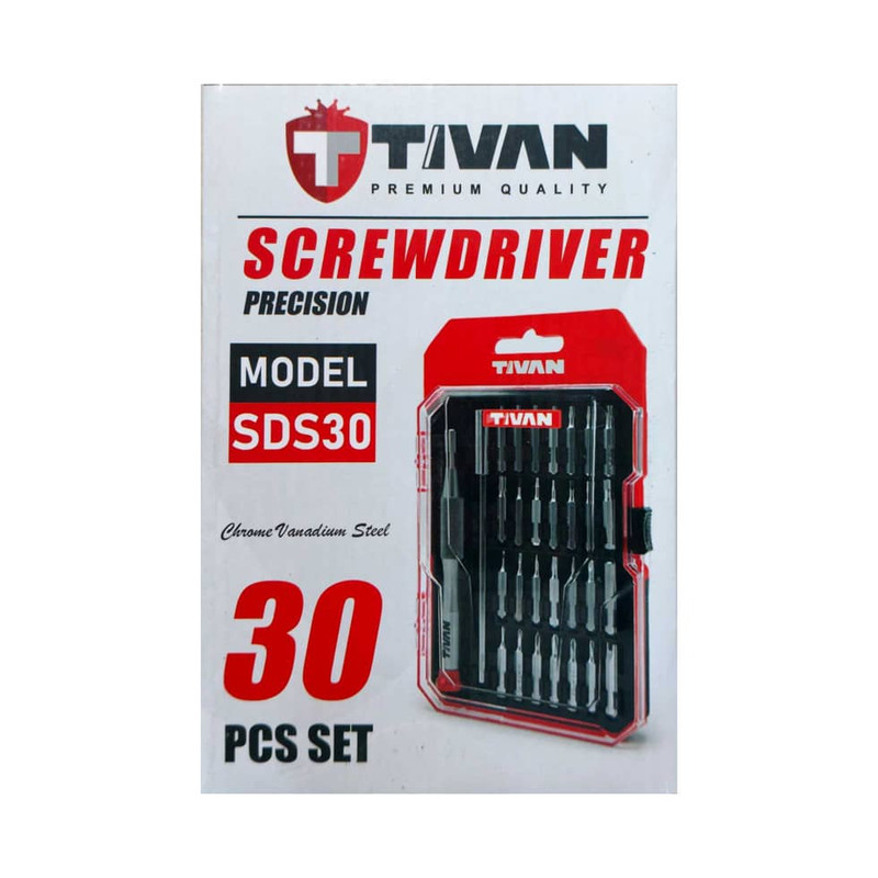 پیچ گوشتی تیوان مدل SDS30 بسته 30 عددی