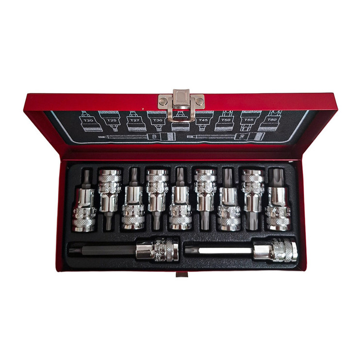 آچار بکس توسن مدل T1253-11T مجموعه 11 عددی