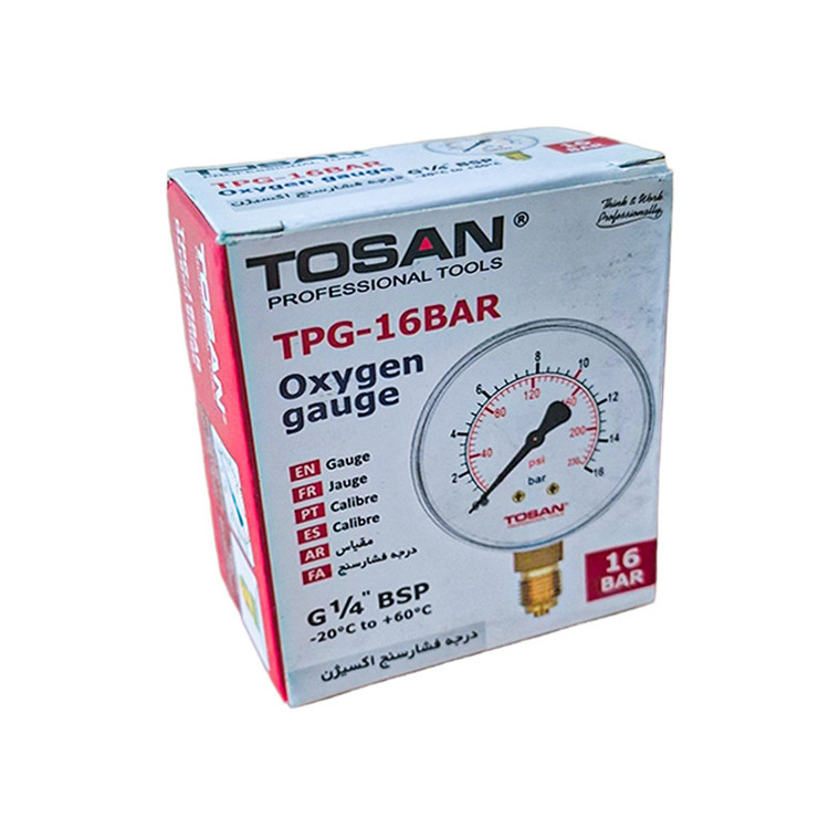 درجه فشارسنج اکسیژن توسن مدل TPG-16BAR