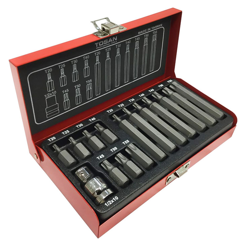 مجموعه 15 عددی سری پیچ گوشتی توسن مدل T1253-15TB