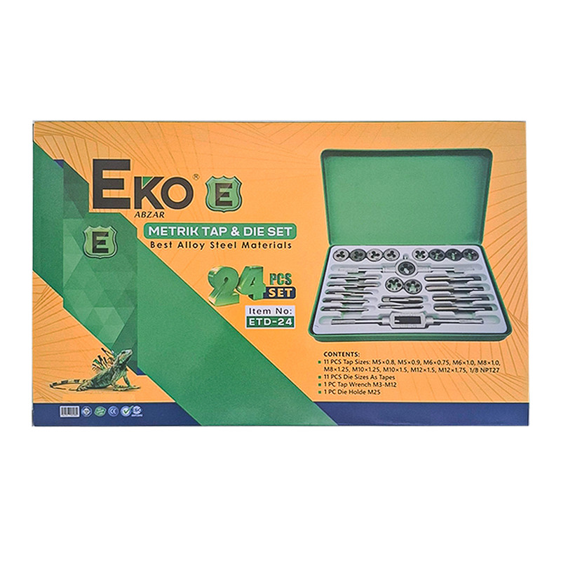 قلاویز و حدیده اکو مدل ETD-24 مجموعه 24 عددی