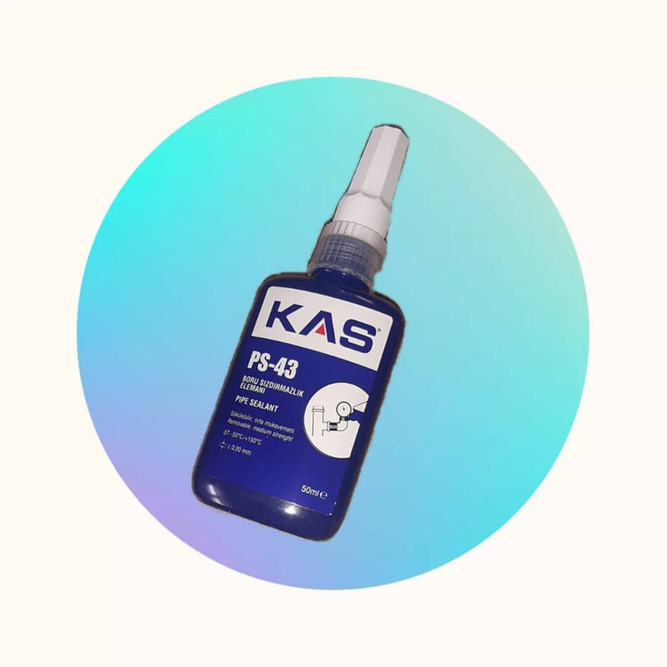 چسب تفلون کاس کد KAS_PS_43 حجم 50 میلی لیتر