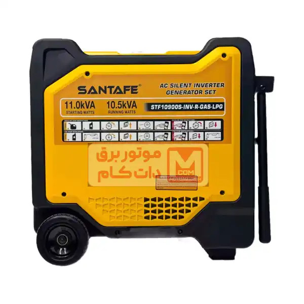 موتور برق سانتافه دوگانه سوز سایلنت 11 کیلووات مدل STF10900S