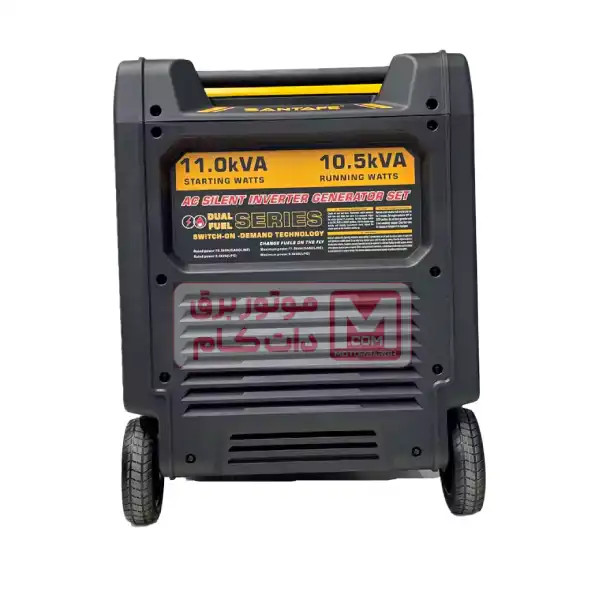 موتور برق سانتافه دوگانه سوز سایلنت 11 کیلووات مدل STF10900S