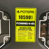موتور برق بنزینی پوتر 10.5کیلووات مدل PT23000VES+R+ATS