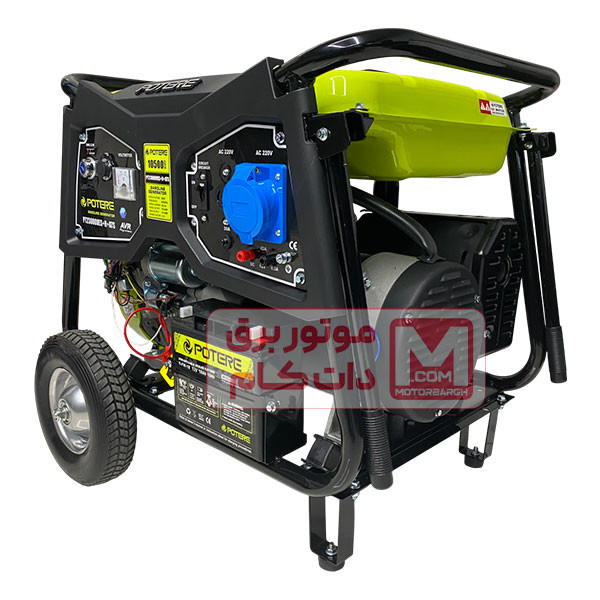 موتور برق بنزینی پوتر 10.5کیلووات مدل PT23000VES+R+ATS