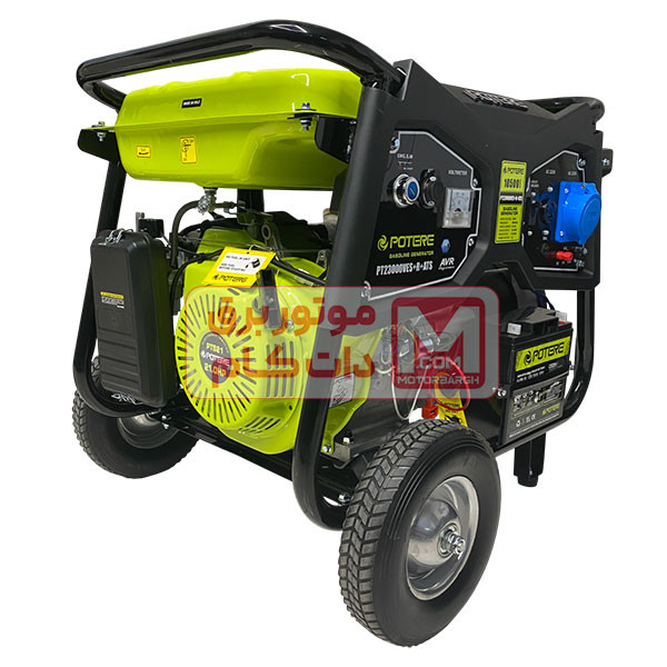 موتور برق بنزینی پوتر 10.5کیلووات مدل PT23000VES+R+ATS