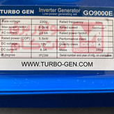 موتور برق اوپن فریم اینورتری توربوژن 6.5کیلووات مدل GO9000E
