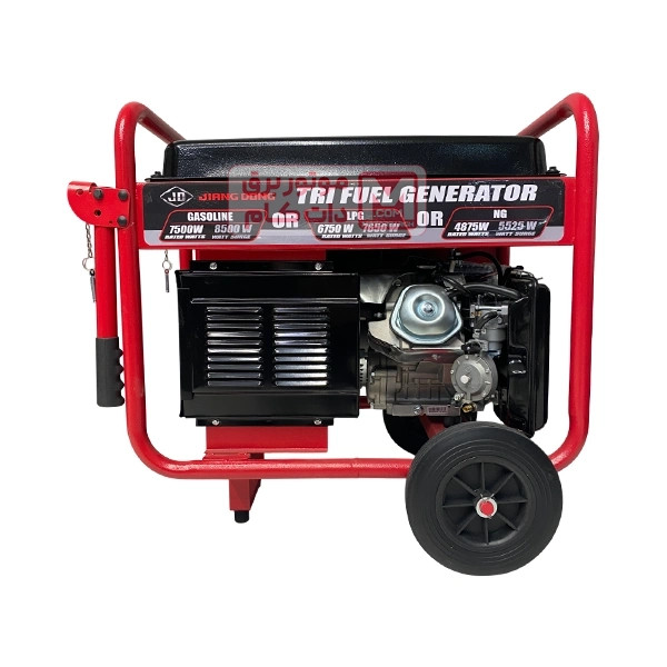 موتور برق تک فاز سه گانه سوز جیانگ دانگ اتوماتیک 8.5 کیلووات مدل JD8500THEB-LPG-NG