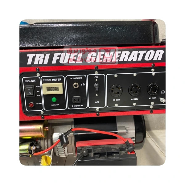 موتور برق تک فاز سه گانه سوز جیانگ دانگ اتوماتیک 8.5 کیلووات مدل JD8500THEB-LPG-NG