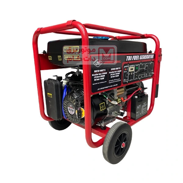 موتور برق جیانگ دانگ 12کیلووات سه فاز سه گانه اتوماتیک مدل JD12000THEBT-A-RC-LPG-NG