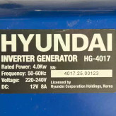 موتور برق هیوندای بنزینی 4.5کیلووات مدل HG4017