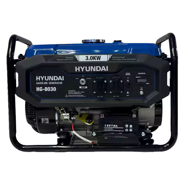 موتور برق هیوندای بنزینی 3 کیلووات مدل HG8030