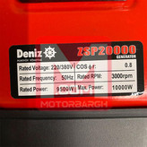 موتور برق دنیز 10 کیلو وات مدل ZSP20000E-Pluse سه فاز - سه گانه سوز